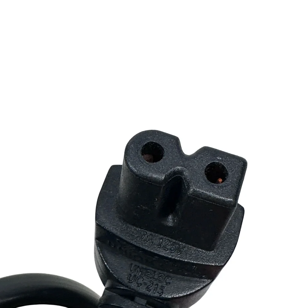 Bose AV3-2-1 Media Center AC Power Cord Cable Black Right Angle Figure 8 7A 125V